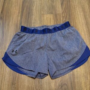 Under Armour Women's Athletic Shorts in Gray and Navy